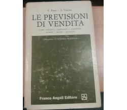 LE PREVISIONI DI VENDITA - S.ROSSI/A.VISCIANI - FRANCO ANGELI - 1966 - M