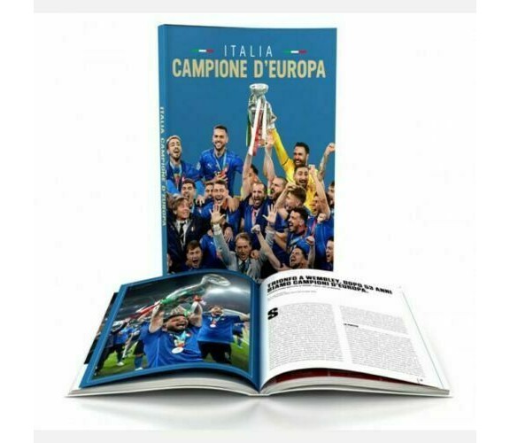 LIBRO UFFICIALE ITALIA CAMPIONE D'EUROPA 2021 GAZZETTA DELLO SPORT EURO 2020