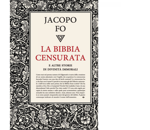 La Bibbia censurata e altre storie di divinità immorali - Jacopo Fo - 2021