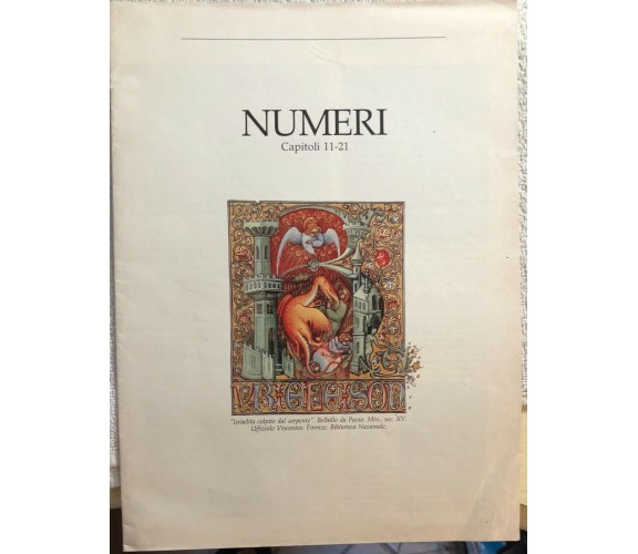 La Bibbia per la famiglia - Numeri capitoli 11-21 22-36 di Aa.vv.,  1995,  San P