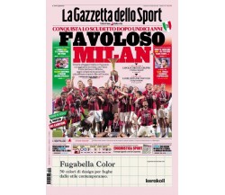 La Gazzetta dello Sport 23/05/2022 Favoloso Milan Campione d’Italia di Aa.vv.,  