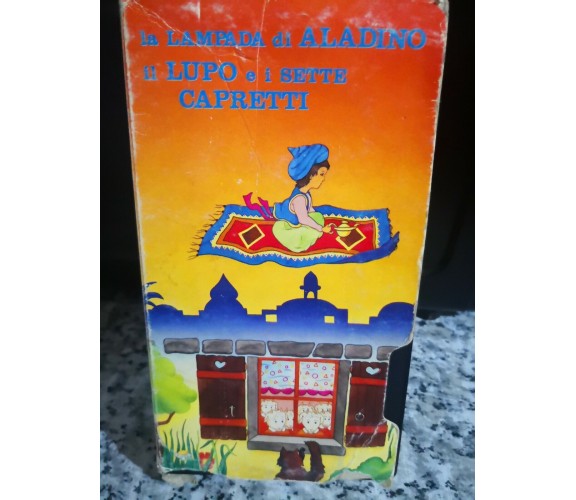 La Lampada di Aladino- Il lupo e i sette capretti - vhs - 1990 - VideoCart -F