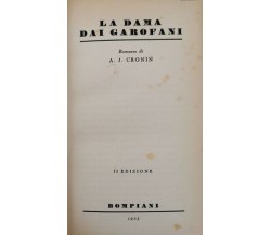 La dama dai Garofani (A. J. Cronin) (cop. rigida Bompiani 1955) - ER