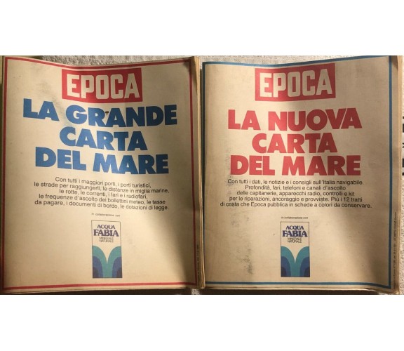 La grande carta del mare-La nuova carta del mare di Aa.vv.,  1981,  Epoca