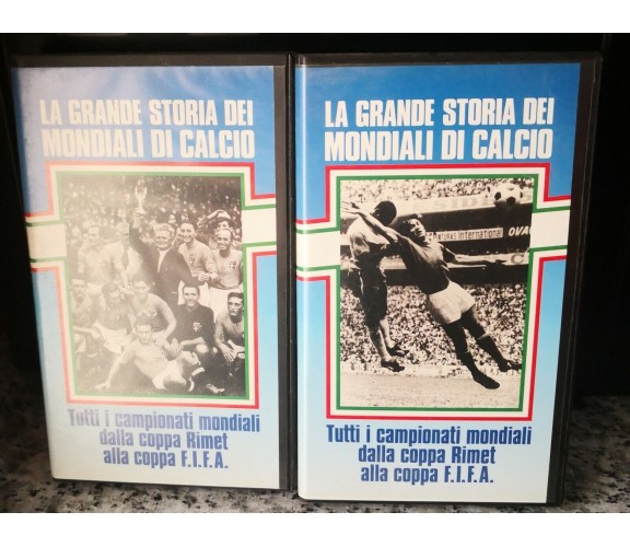 La grande storia dei mondiali di calcio 1 , 2 Vhs - anni 70 Univideo -F