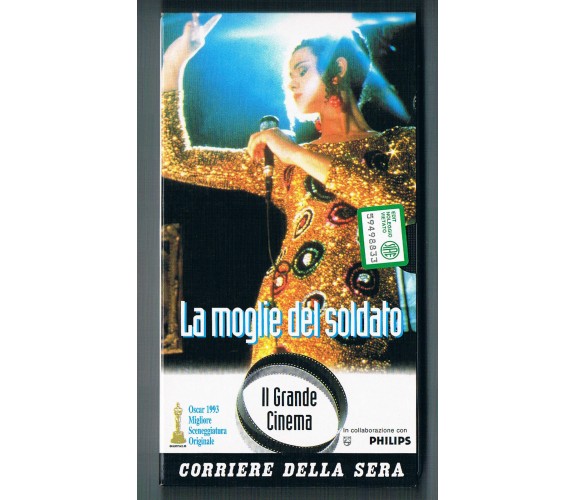 La moglie del soldato - vhs - 1992 -corriere della sera -F