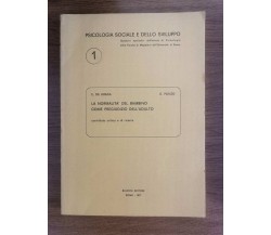 La normalità del bambino come pregiudizio dell'adulto -AA. VV. -Bulzoni-1971-AR