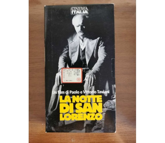 La notte di San Lorenzo - P. e V. Taviani - l'Unità - 1982 - VHS - AR