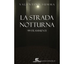 La strada notturna. 99 frammenti di Valentina Summa - Edizioni creativa, 2017