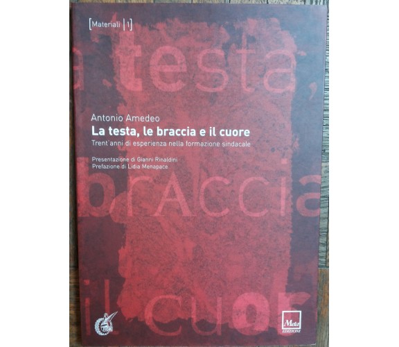 La testa, le braccia e il cuore - Amedeo - Meta Edizioni,2004 - R