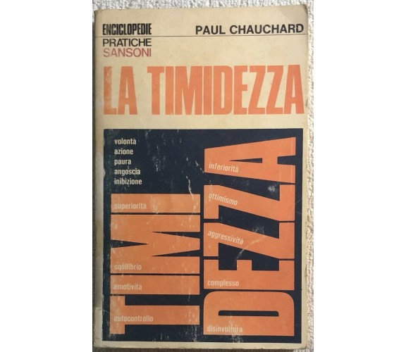 La timidezza di Paul Chauchard,  1971,  Sansoni Editori