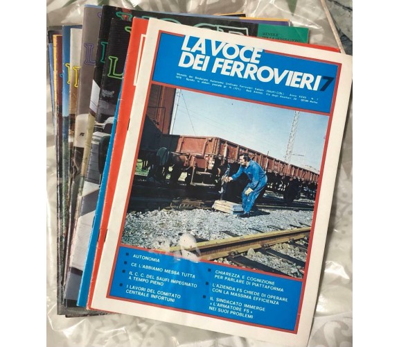 La voce dei ferrovieri 20 numeri di Aa.vv.,  Sindacato Autonomo Unificato Ferrov