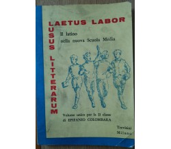 Laetus Labor Lusus Litterarum - Colombara - L. Trevisini Editore - R