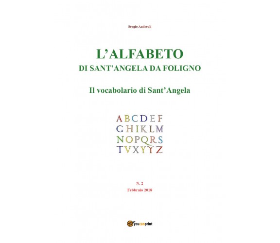 L’alfabeto di Sant’Angela da Foligno - Num. 2 - Il vocabolario di Sant’Angela