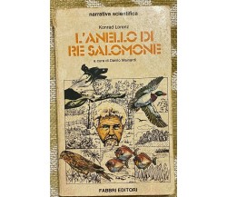 L'anello di re Salomone - Konrad Lorenz - Fabbri - 1985 - M