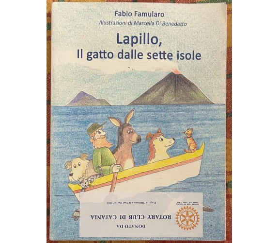 Lapillo, il gatto dalle sette isole di Fabio Famularo, 2017, Edizioni Strombo