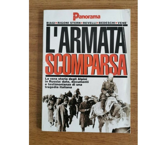 L'armata scomparsa - AA. VV. - Mondadori - 1992 - AR