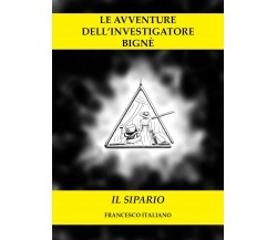 Le avventure dell’investigatore Bignè - Il sipario	 di Francesco Italiano,  2019