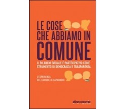 Le cose che abbiamo in Comune. Il bilancio sociale e partecipativo come strument