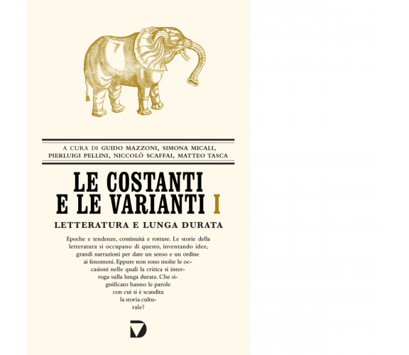 Le costanti e le varianti vol.1 - AA.VV. - Del Vecchio editore, 2021