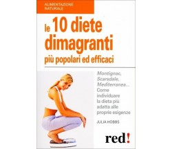 Le dieci diete dimagranti più popolari ed efficaci di Julia Hobbs,  2011,  Edizi