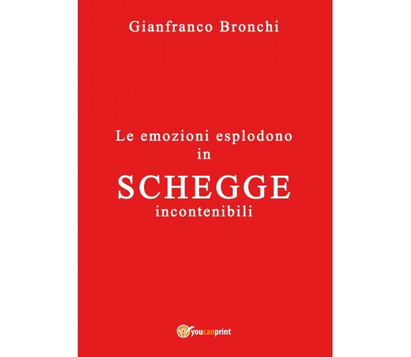 Le emozioni esplodono in schegge incontenibili di Gianfranco Bronchi,  2017,  Yo