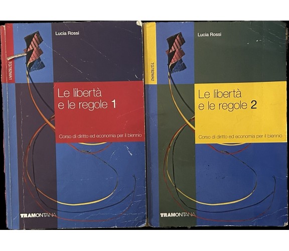 Le libertà e le regole 1+2. Per le Scuole superiori di Lucia Rossi, 1995, Tra