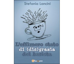 L’effimero stato di(dis)grazia del barista	 di Stefania Lancini,  2016,  Youcanp