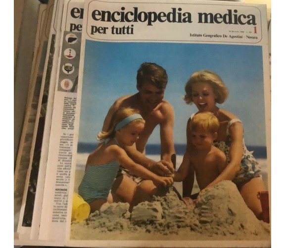 L’enciclopedia medica per tutti 1-9 di Aa.vv.,  1969,  Istituto Geografico Deago