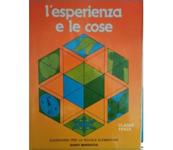 L’esperienza e le cose,  di Dini, Lelli, Teodoro,  1986,  Giunti Marzocco - ER