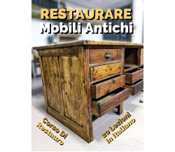 Libro in Italiano Per Imparare a Restaurare Mobili Antichi - Self Help 360 -2021