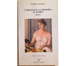 L'immagine la memoria il tempo di Egidio Cacciola, 1985, Pellicanolibri Edizioni