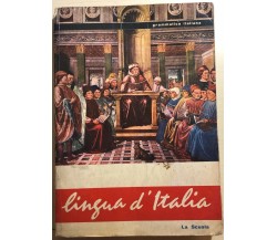 Lingua d’Italia di Enzo Petrini,  1963,  La Scuola Editrice