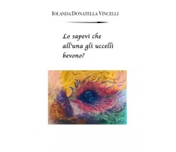 Lo sapevi che all’una gli uccelli bevono? di Iolanda Donatella Vincelli, 2023,