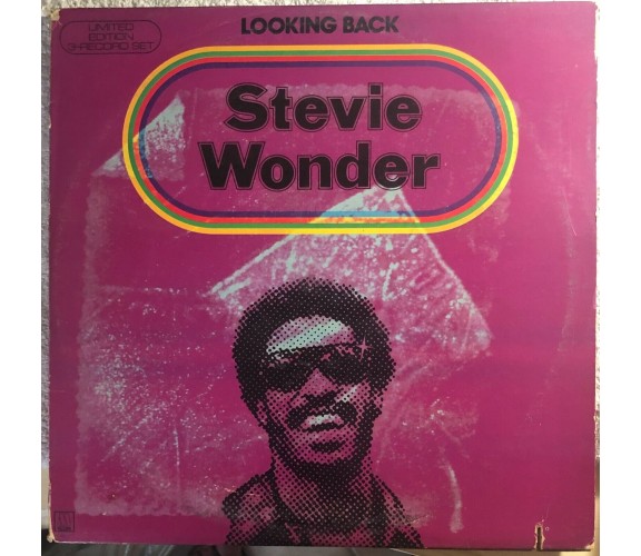 Looking Back VINILE 3LP di Stevie Wonder,  1977,  Motown Record Corporation