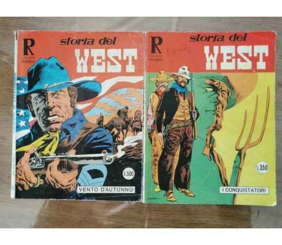 Lotto 2 fumetti Storia del west - AA. VV. - Sergio Bonelli - 1976 - AR