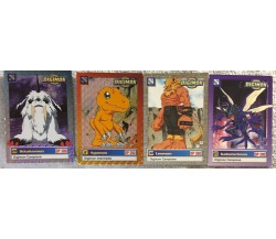 Lotto 5 card Digimon di Aa.vv.,  1999,  Toei Animation