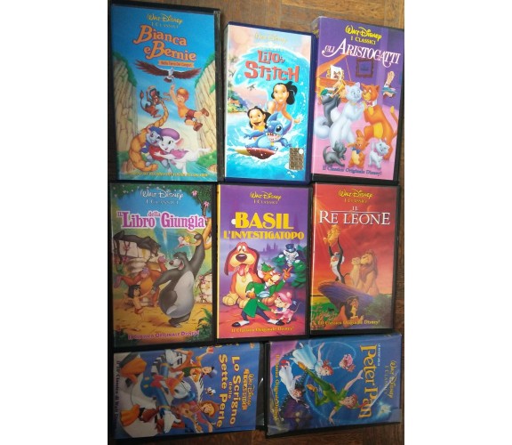 Lotto I Classici Walt Disney - Walt Disney - VHS - R