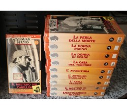 Lotto di 10 vhs Sherlock Holmes da collezione - nuove-  1994 - Hobby e work -F