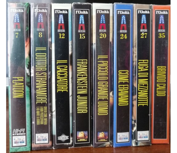 L'unità Vhs vol. 7,8,12,15,20,24,27,35 - 1996 -  VHS - A