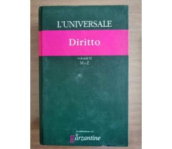 L'universale Diritto vol. II M-Z - Garzanti - 2004 - AR