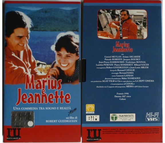 Marius e Jeannette - Vhs - 1998 - L'U Multimedia - F