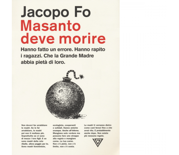 Masanto deve morire di Jacopo Fo - Perrone, 2022