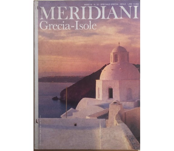 Meridiani Anno III nr.10 di Aa.vv., 1990, Meridiani