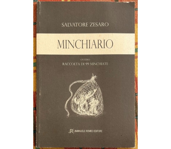 Minchiario ovvero raccolta di 99 minchiate di Salvatore Zesaro, 2012, Emanuel