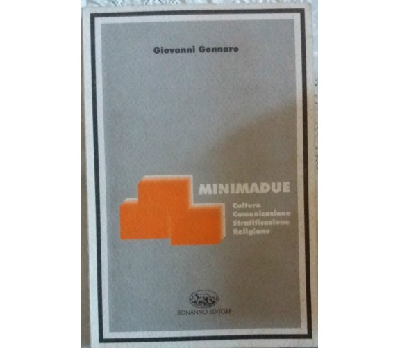 Minimadue - Giovanni Gennaro - Bonanno Editore - 2000 - P