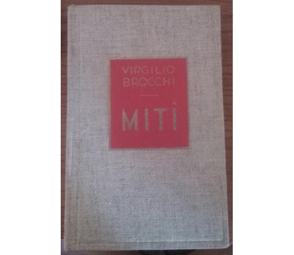 Mitì - Virgilio Brocchi , 1927 , Fratelli Treves  - S