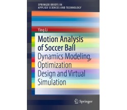 Motion Analysis of Soccer Ball - Ying Li - Springer, 2022 