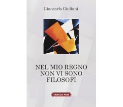 Nel mio regno non vi sono filosofi di Giancarlo Giuliani, 2016, Tabula Fati