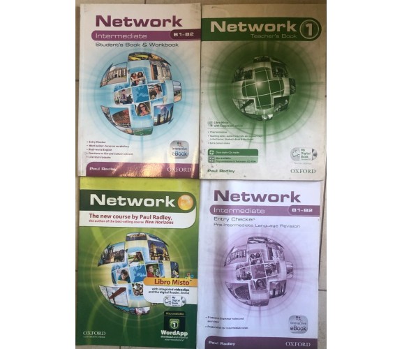 Network Intermediate Student’s+Entry checker+1 Teacher’s book+Libro Misto di Pau